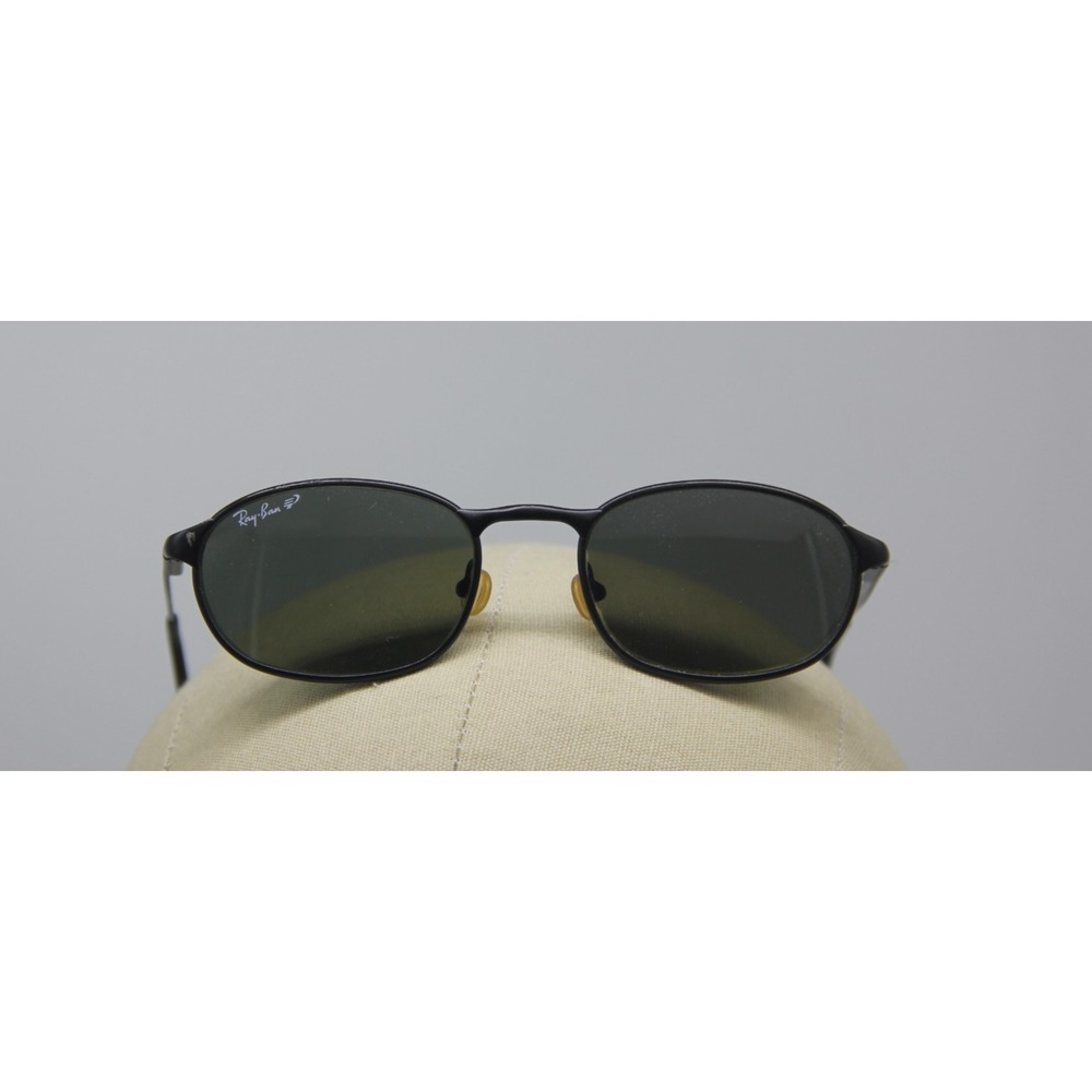 VINTAGE RAY BAN HIGHSTREET RB3003 W3079 SLEEK BLACK POLARIZED SUNGLASSES ITALY - Picture 2 of 13